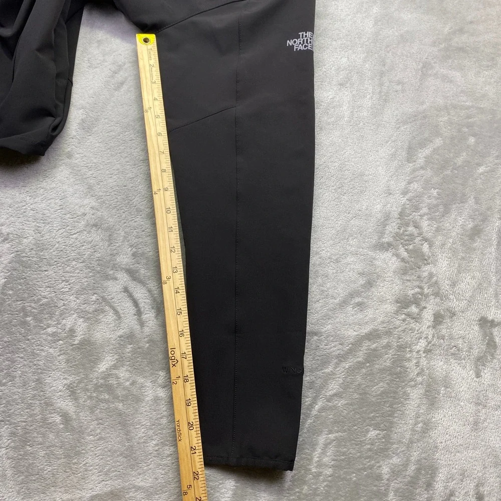 The North‎ Face Tech Stretch Softshell Jacket Black Windwall Mens L Sage Intacct